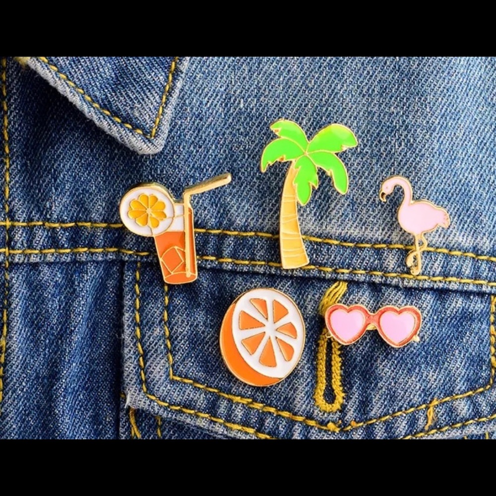 Tropical Pin Set